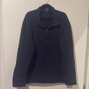 Calvin Klein Black Cotton Pullover